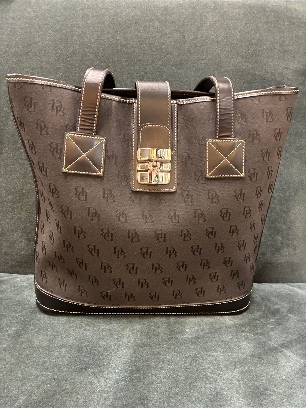 Dooney & Bourke Canvas and Leather tote